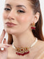 22K Gold Plated Noorani Choker Necklace Set