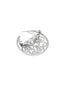 Half moon unisex brooch
