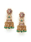 Gold Plated Aafreen Jhumki Earrings