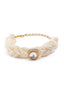 Pearl Braided Kundan Bracelet