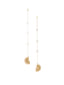 Sunehri Peacock Motif Ear Chain