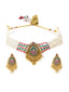Gold Plated Aabha Pearl String Choker Set
