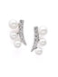 Saloni American Diamond Pearl Earrings
