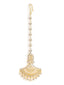American Diamond Ethereal Gold Maang Tikka
