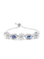 Sapphire Glint Diamond Adjustable Bracelet