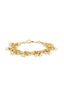 22K Gold Plated Floral Grace Kundan Bracelet