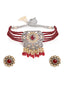 22K Gold Plated Rajwada Choker Necklace Set