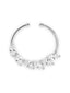 Ira American Diamond Silver Nose Ring