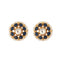22K Gold Plated Floret Noor Stud Earrings