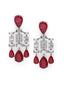 Aurelia Chandelier Doublet Stone Earrings