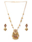 Gold Plated Ratna Mandal Long Necklace Set