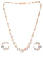 Twinkle Curve Cubic Zircon Necklace Set