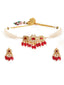 22K Gold Plated Noorani Choker Necklace Set