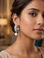 Nuyug Diva american diamond hoop earrings