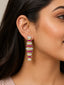 Gem Pop Baguette Diamond Ruby Dangler Earrings