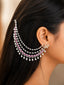 Nuyug Veerika Ruby Diamond Earchains