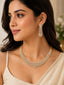 Nuyug Anvesha zircon necklace set