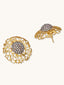 22k Gold Plated Filigree Statement Studs