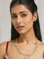 22K Gold-Plated Svarna Bloom Kundan Matha Patti cum Necklace