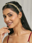 22K Gold-Plated Svarna Bloom Kundan Matha Patti cum Necklace