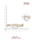American Diamond Lustre Link Bracelet