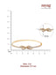 American Diamond Gold Plated Bracelet