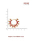 Kanika Floral Red Hoop Earrings
