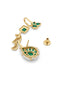 Nuyug Emerald Peacock Ear Cuffs