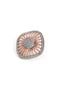 Rhodium Plated Aura Stud Earrings