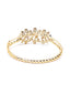 American Diamond Glare Gold Tone Bracelet
