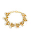 22K Gold Plated Floral Grace Kundan Bracelet