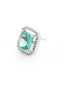 Celeste Emerald Stud Earrings