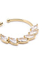 Tara American Diamond Gold Nose Ring