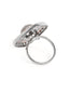 Rhodium Plated Aura Ring