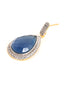 22K Gold Plated Azure Muse Contemporary Drop Earrings