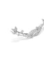 Rhodium Plated American Diamond Earcuffs