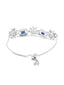 Sapphire Glint Diamond Adjustable Bracelet