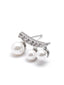 Saloni American Diamond Pearl Earrings