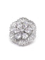 American Diamond Floral Oversize Studs