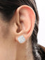 Diamond Cut Stud Earrings