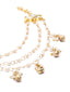 Suhani 3 Layer Pearl Kundan Drops Earchain