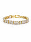 Nuyug Oval Solitaire Gold Bracelet