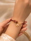 Nuyug Divine Red Kundan Rudraksha Rakhi Hamper