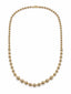Nuyug Dual tone graduation matar mala chain