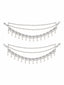 Nuyug Samaira zircon diamond earchains