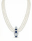 Queen Royal Blue Pearl Heritage Necklace