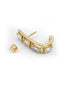 Nuyug Baguette Cut Crawler Earrings