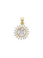 Star American Diamond Pendant Set