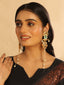 Serene Cascade Green Dangler Earrings