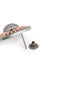 Rhodium Plated Aura Stud Earrings
